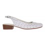 Pantofi dama casual din piele naturala Alb Box - NA252AP